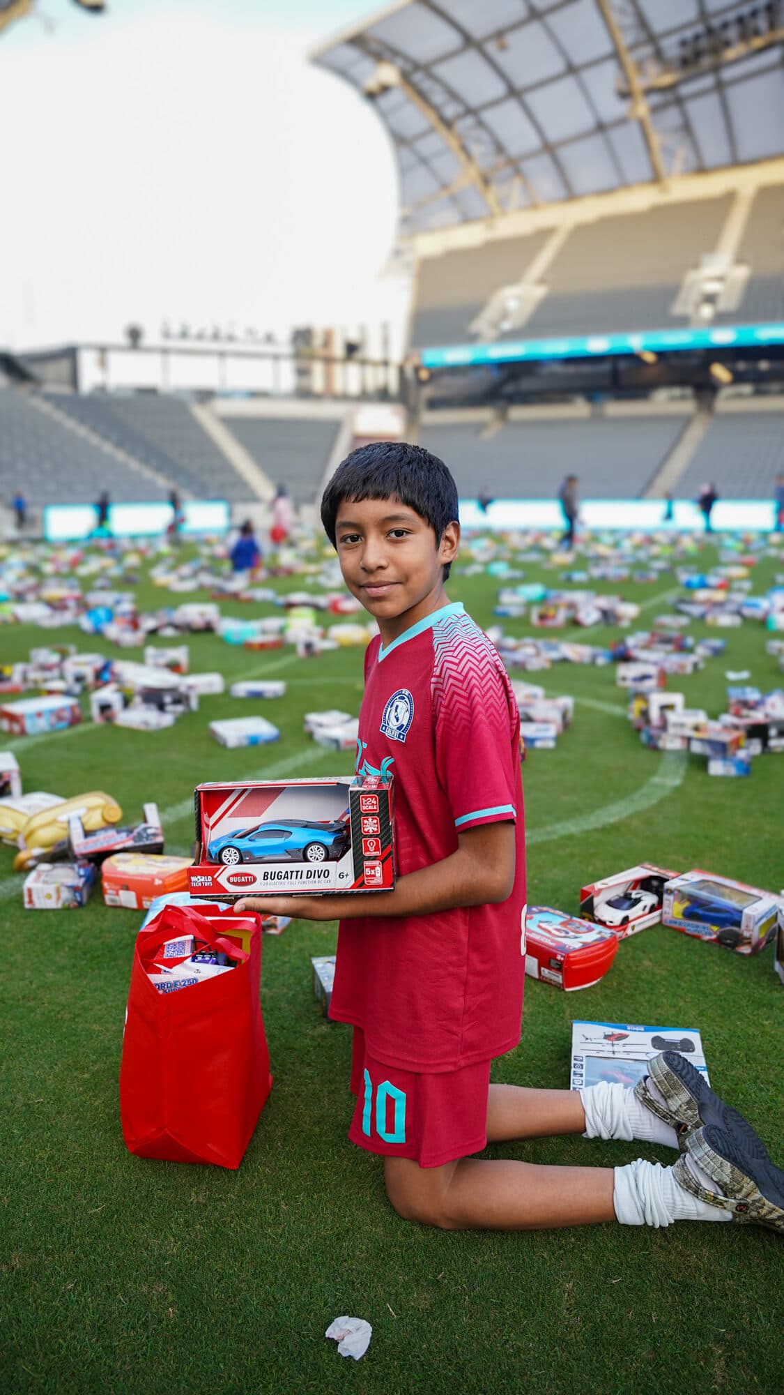 Trina's Kids event photo — Guinness World Record Toy Drive 2025