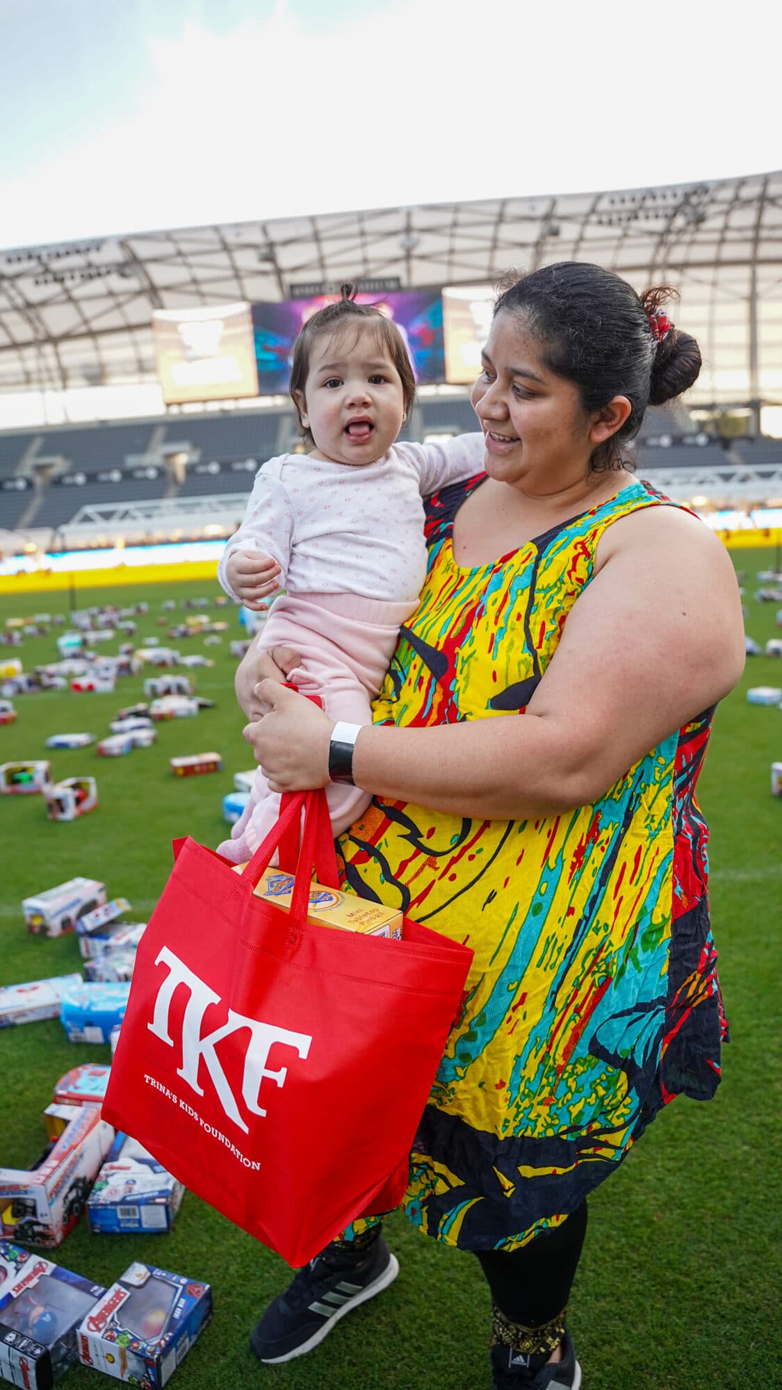 Trina's Kids event photo — Guinness World Record Toy Drive 2025