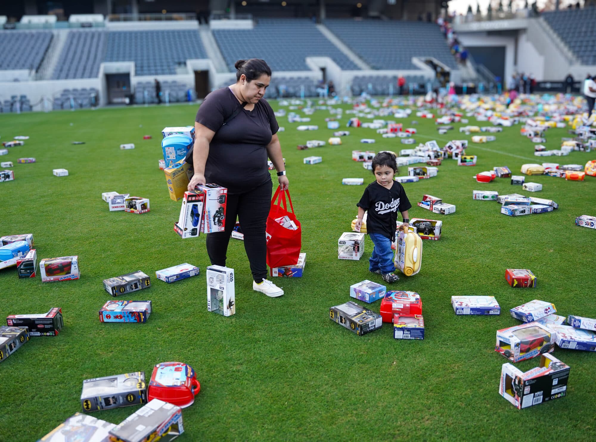 Trina's Kids event photo — Guinness World Record Toy Drive 2025