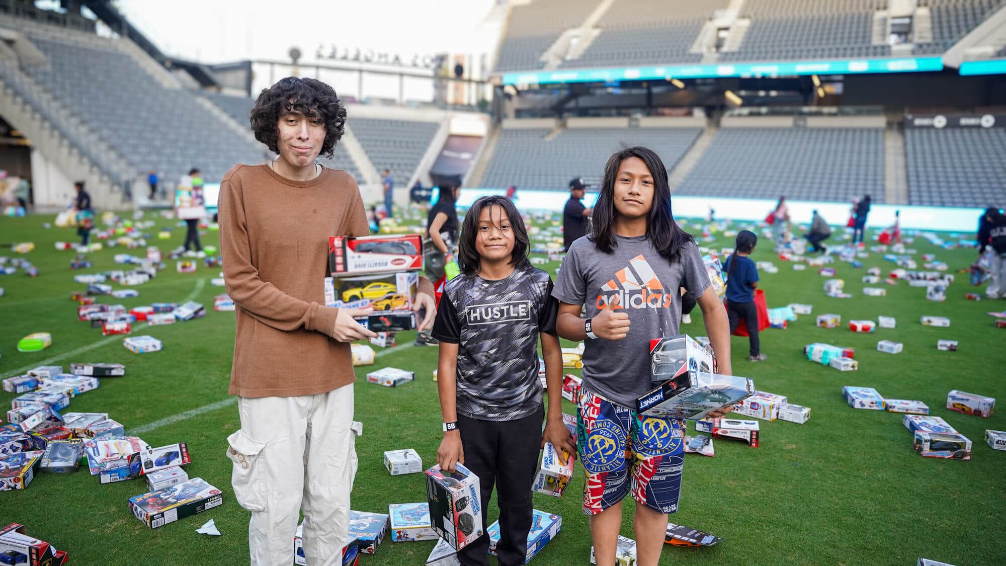 Trina's Kids event photo — Guinness World Record Toy Drive 2025