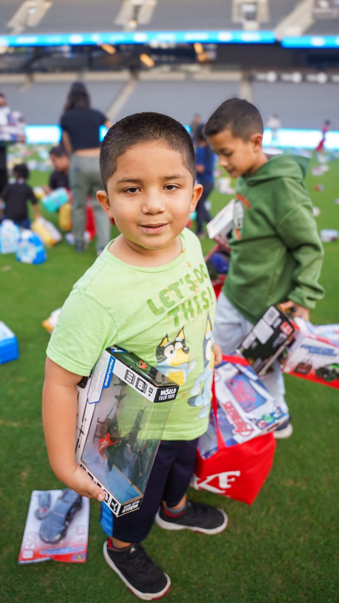Trina's Kids event photo — Guinness World Record Toy Drive 2025