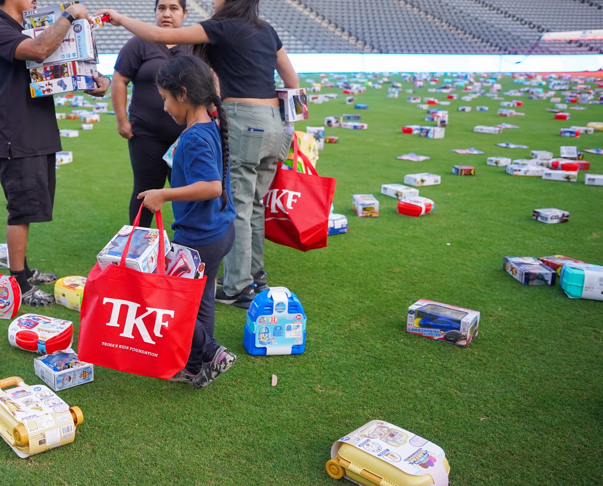 Trina's Kids event photo — Guinness World Record Toy Drive 2025