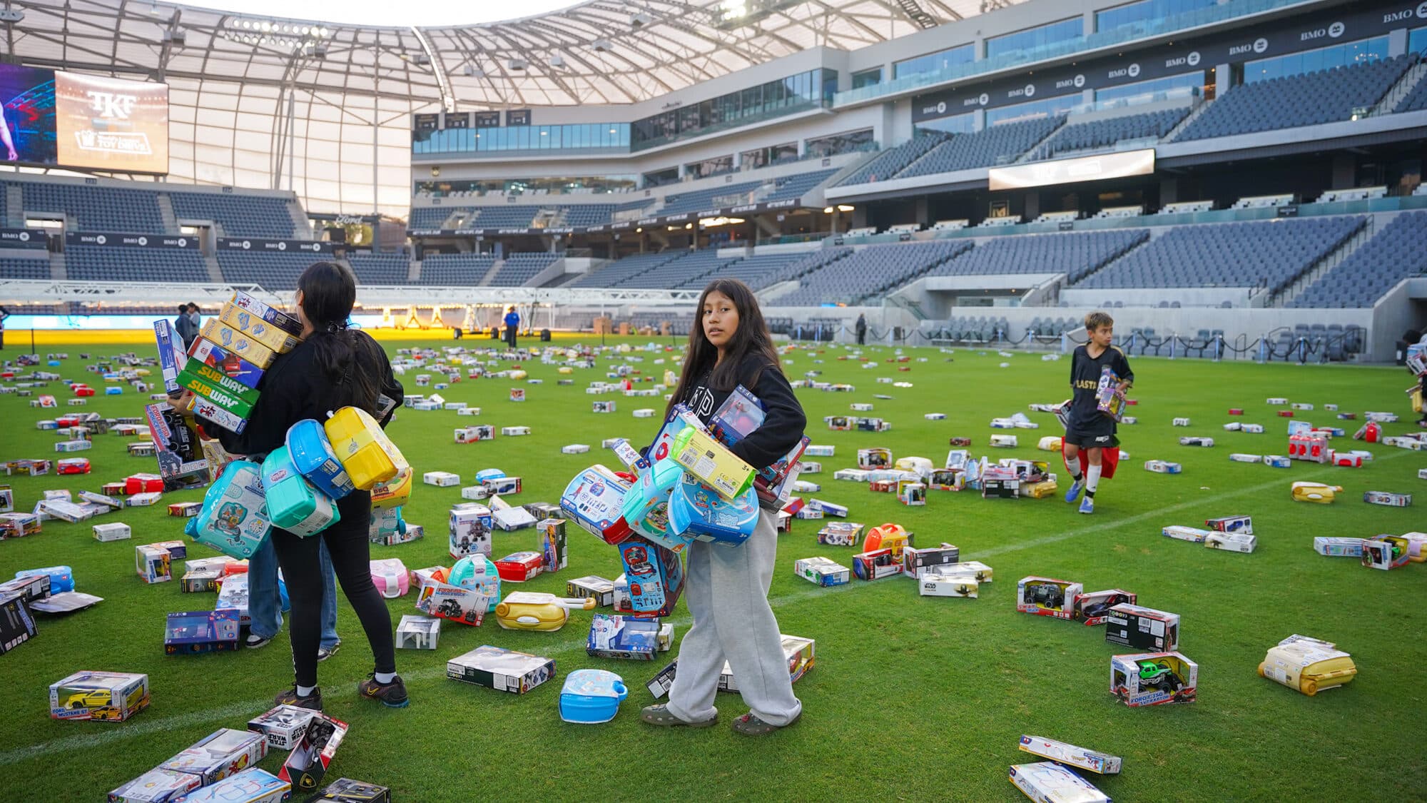Trina's Kids event photo — Guinness World Record Toy Drive 2025