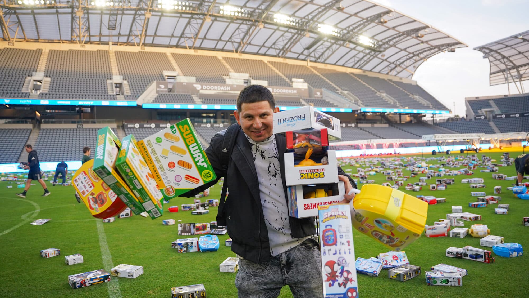 Trina's Kids event photo — Guinness World Record Toy Drive 2025