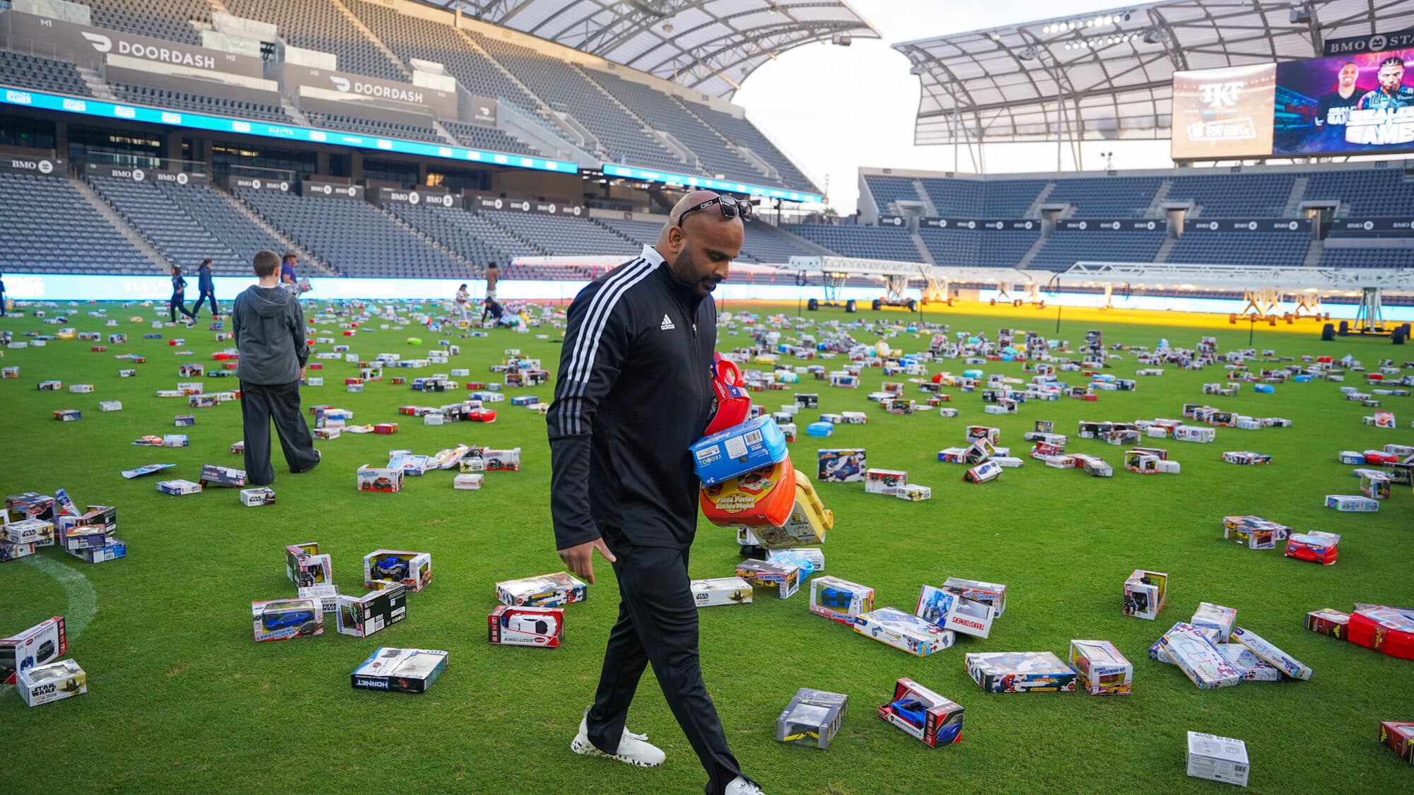 Trina's Kids event photo — Guinness World Record Toy Drive 2025