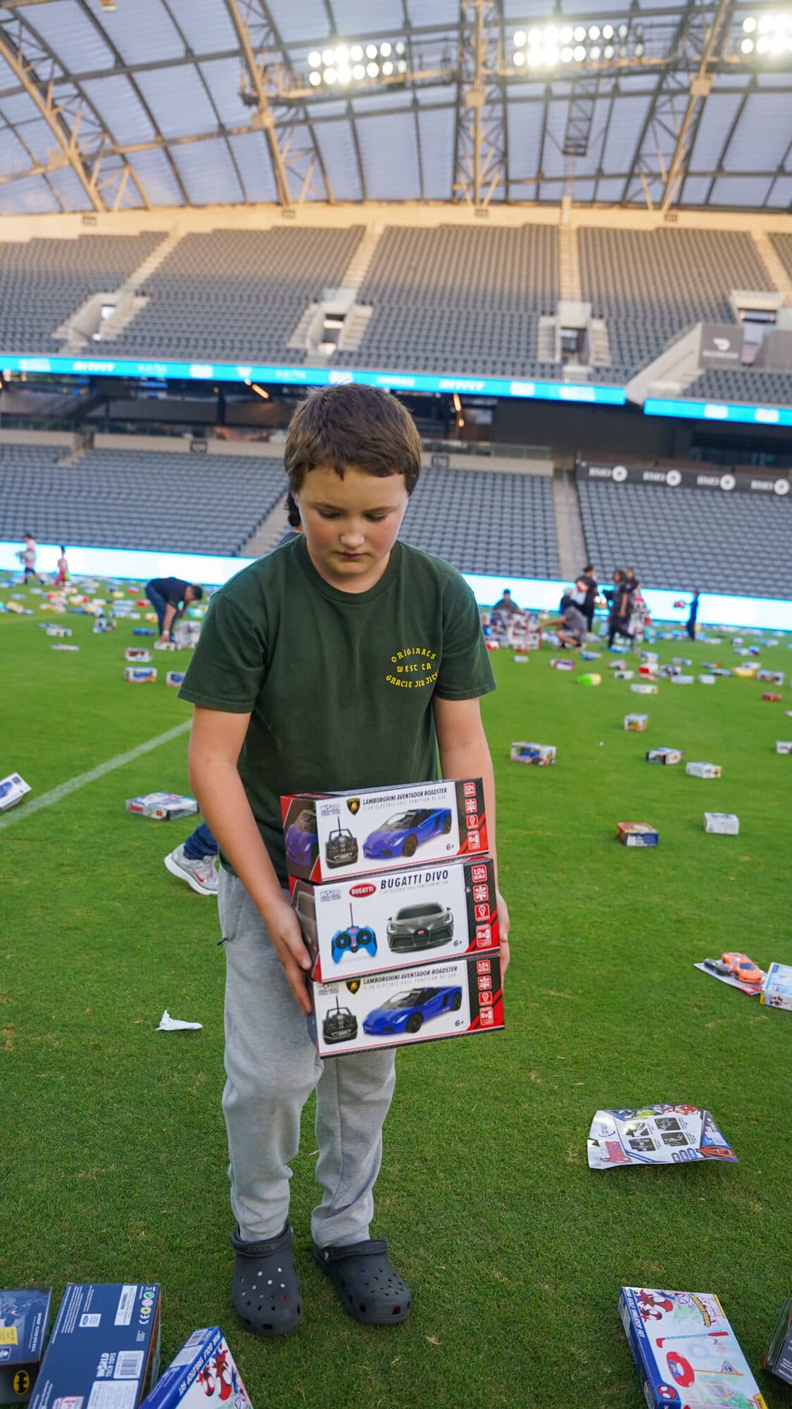 Trina's Kids event photo — Guinness World Record Toy Drive 2025