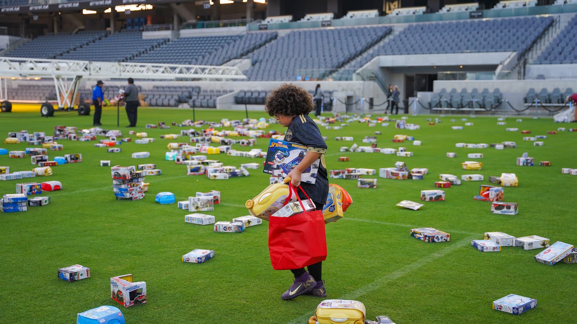 Trina's Kids event photo — Guinness World Record Toy Drive 2025