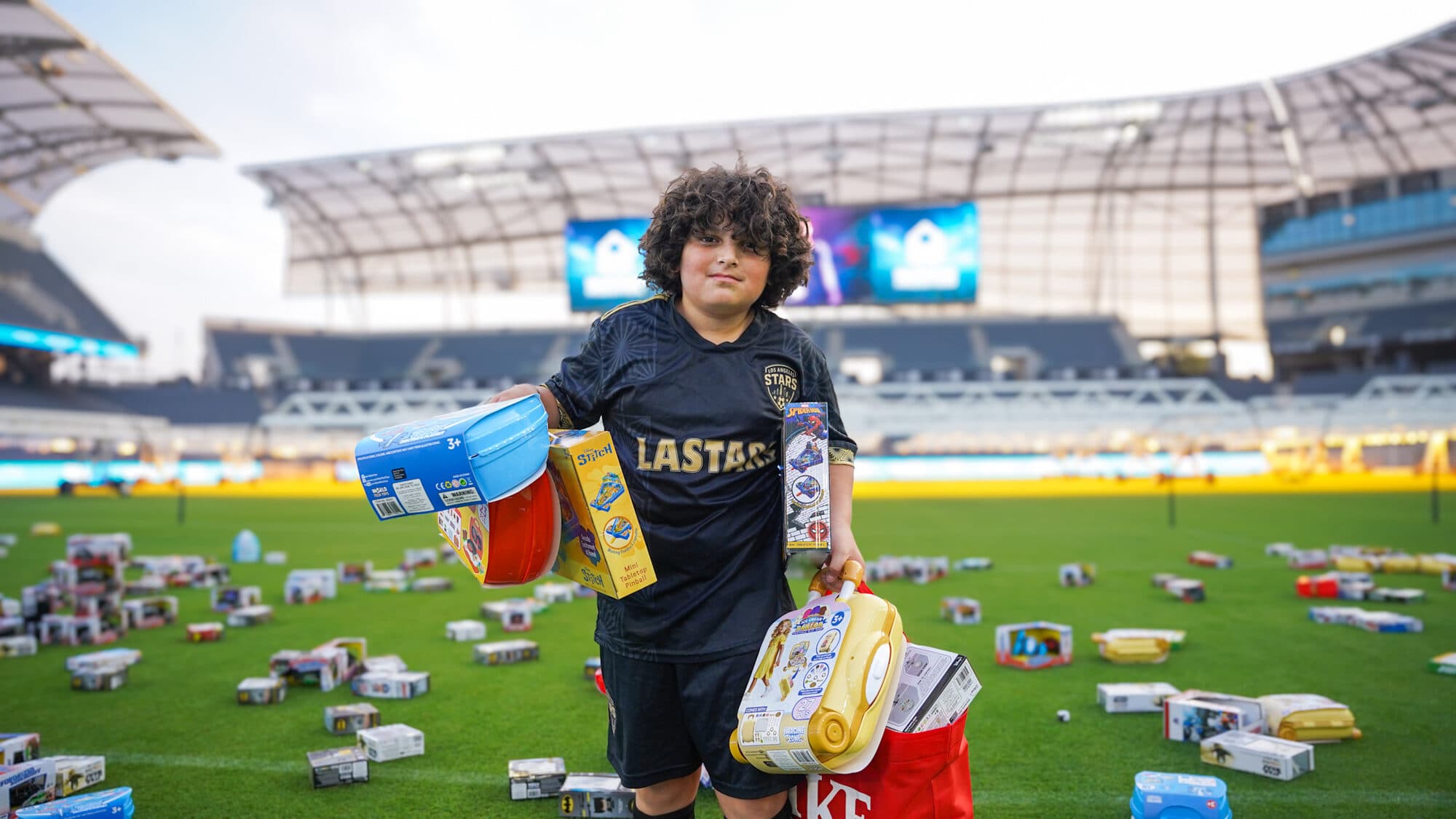 Trina's Kids event photo — Guinness World Record Toy Drive 2025