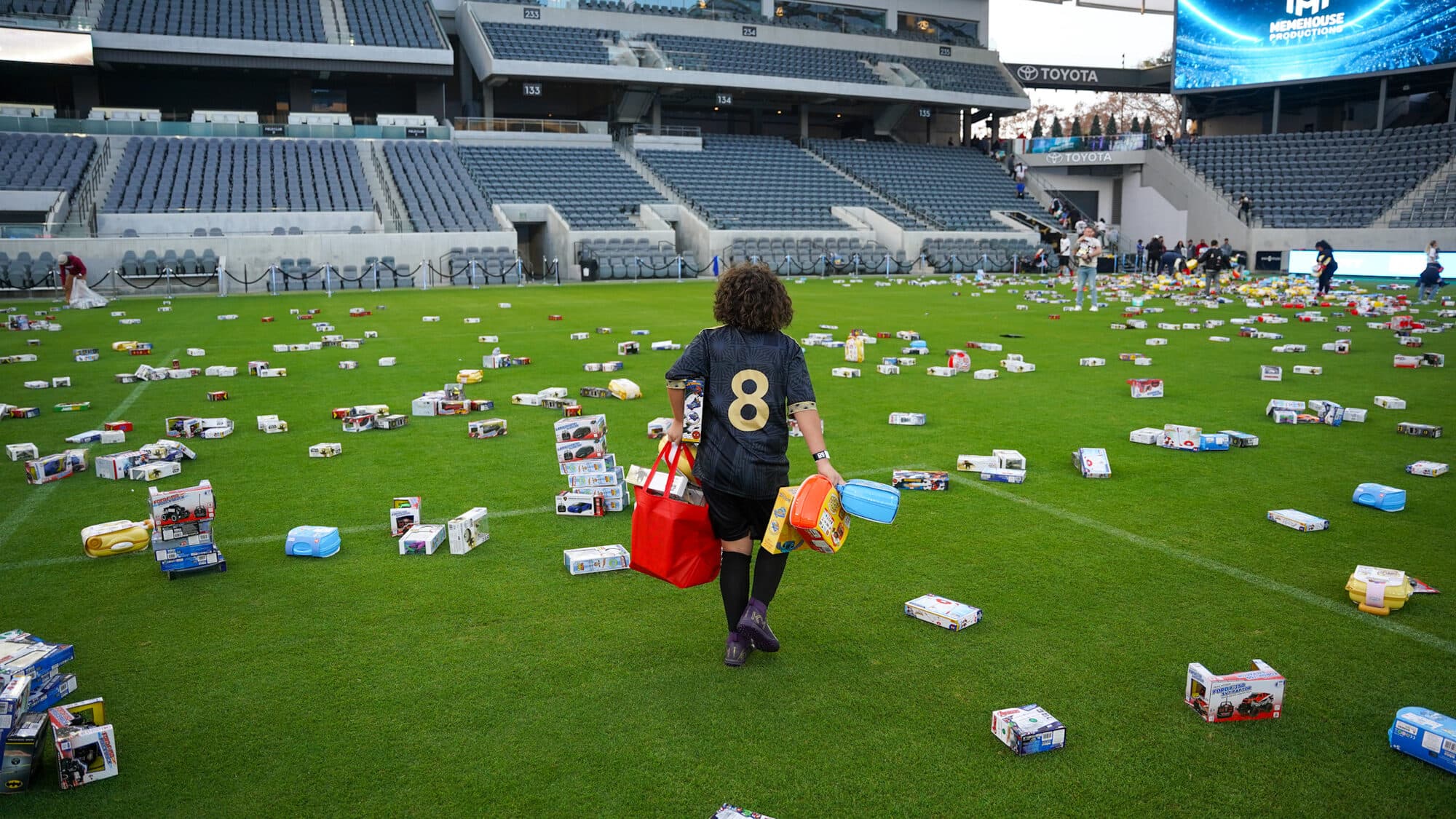 Trina's Kids event photo — Guinness World Record Toy Drive 2025