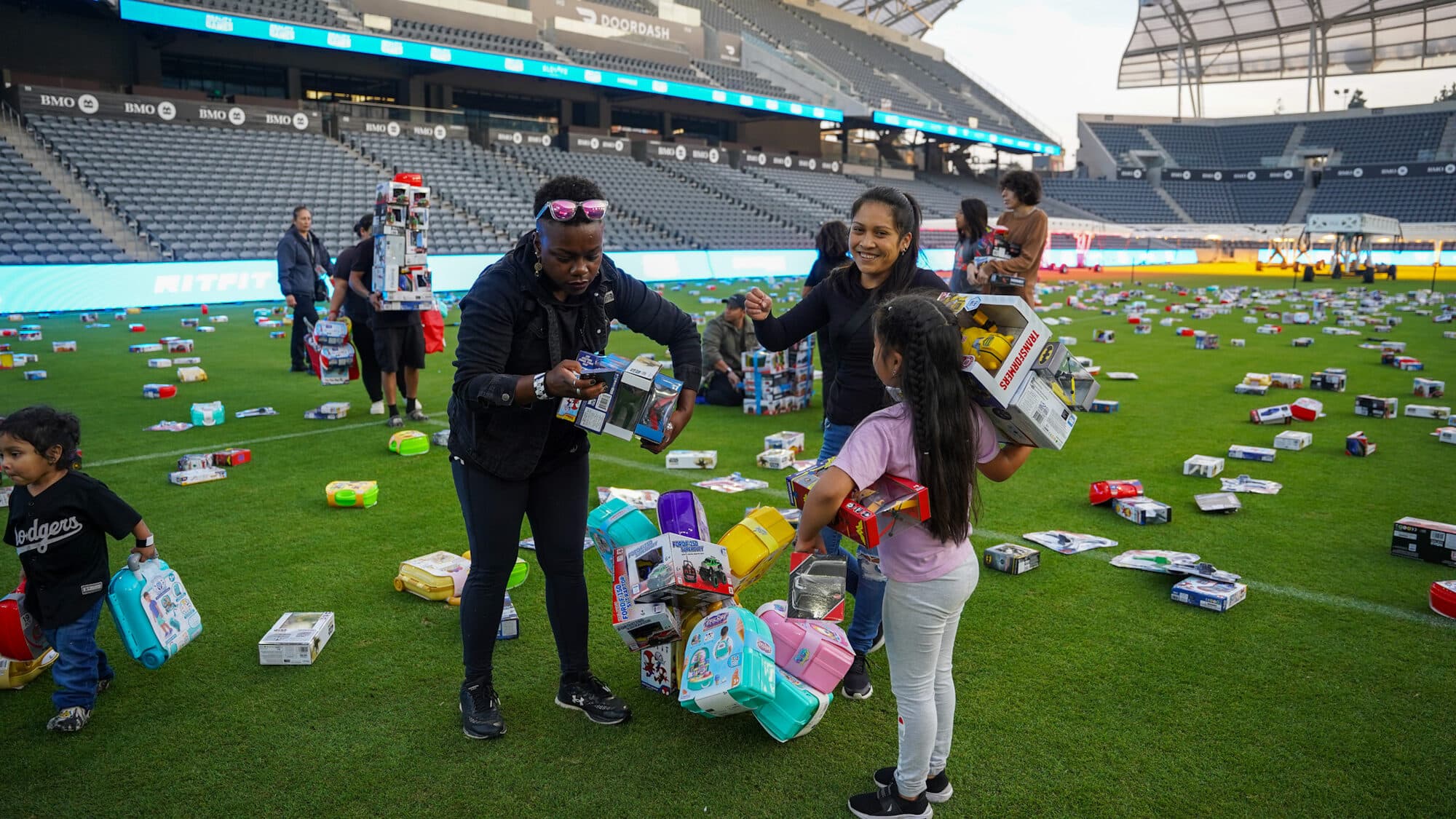 Trina's Kids event photo — Guinness World Record Toy Drive 2025
