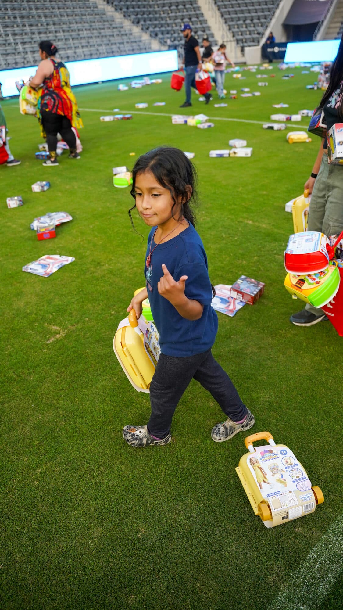 Trina's Kids event photo — Guinness World Record Toy Drive 2025