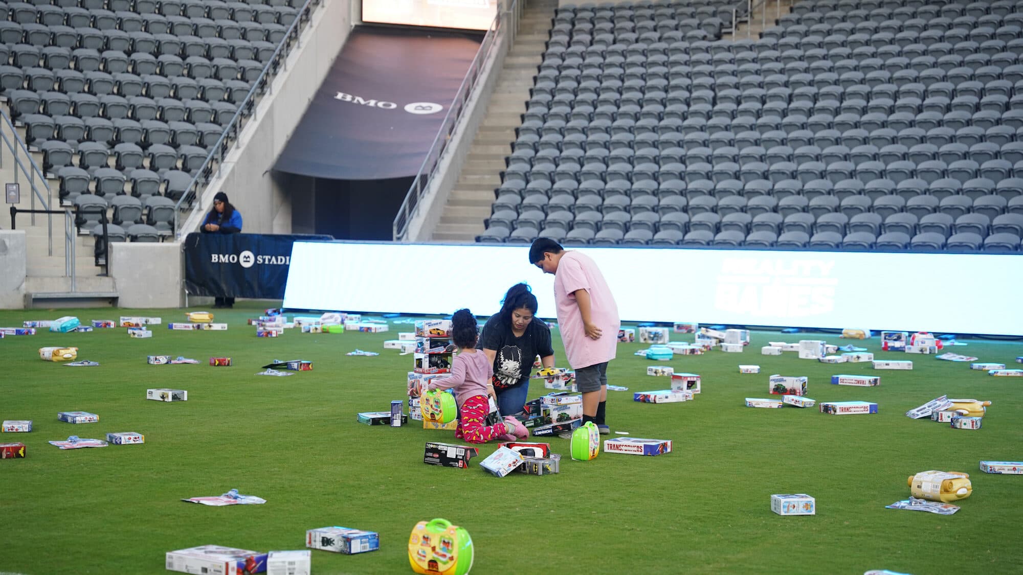 Trina's Kids event photo — Guinness World Record Toy Drive 2025