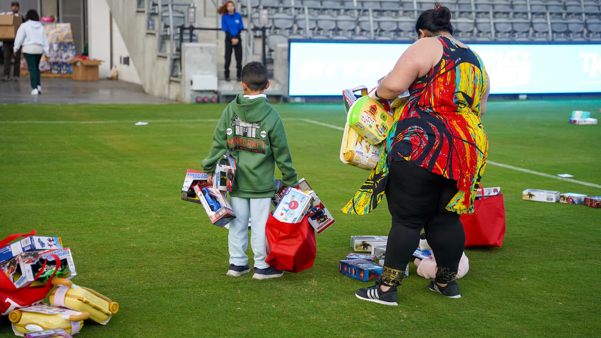 Trina's Kids event photo — Guinness World Record Toy Drive 2025