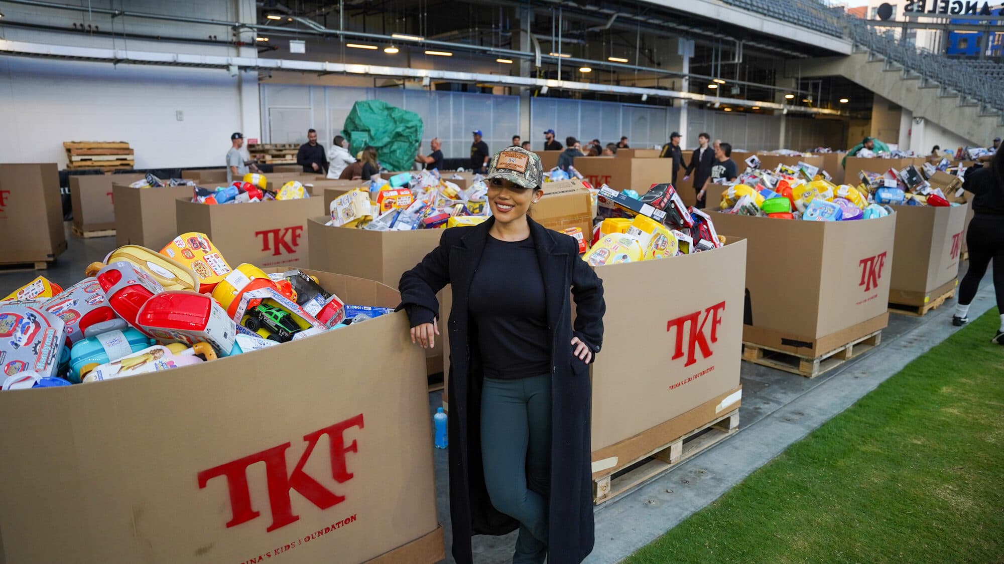 Trina's Kids event photo — Guinness World Record Toy Drive 2025