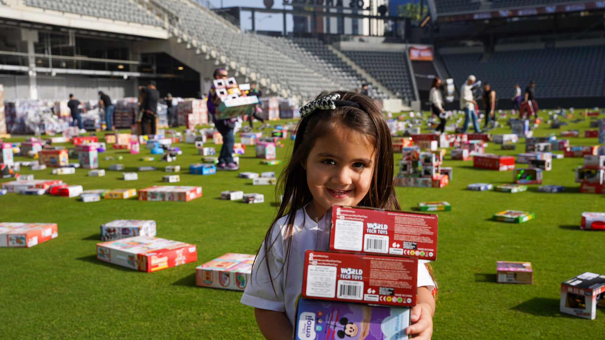 Trina's Kids event photo — Guinness World Record Toy Drive 2025