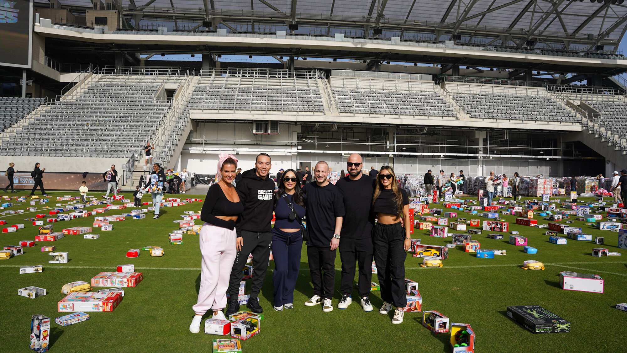 Trina's Kids event photo — Guinness World Record Toy Drive 2025