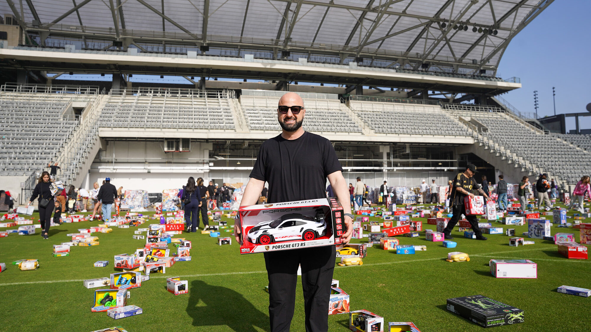 Trina's Kids event photo — Guinness World Record Toy Drive 2025
