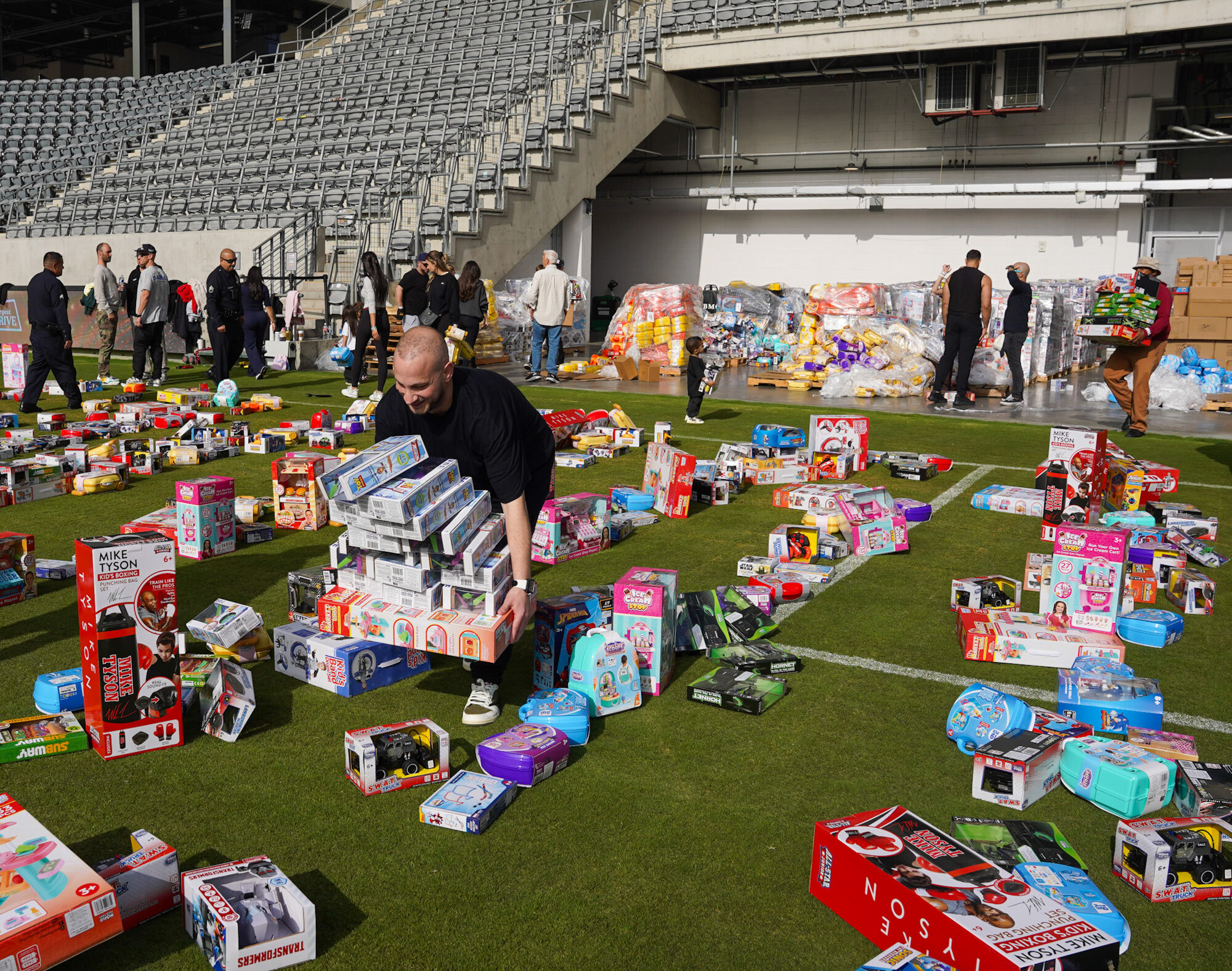 Trina's Kids event photo — Guinness World Record Toy Drive 2025