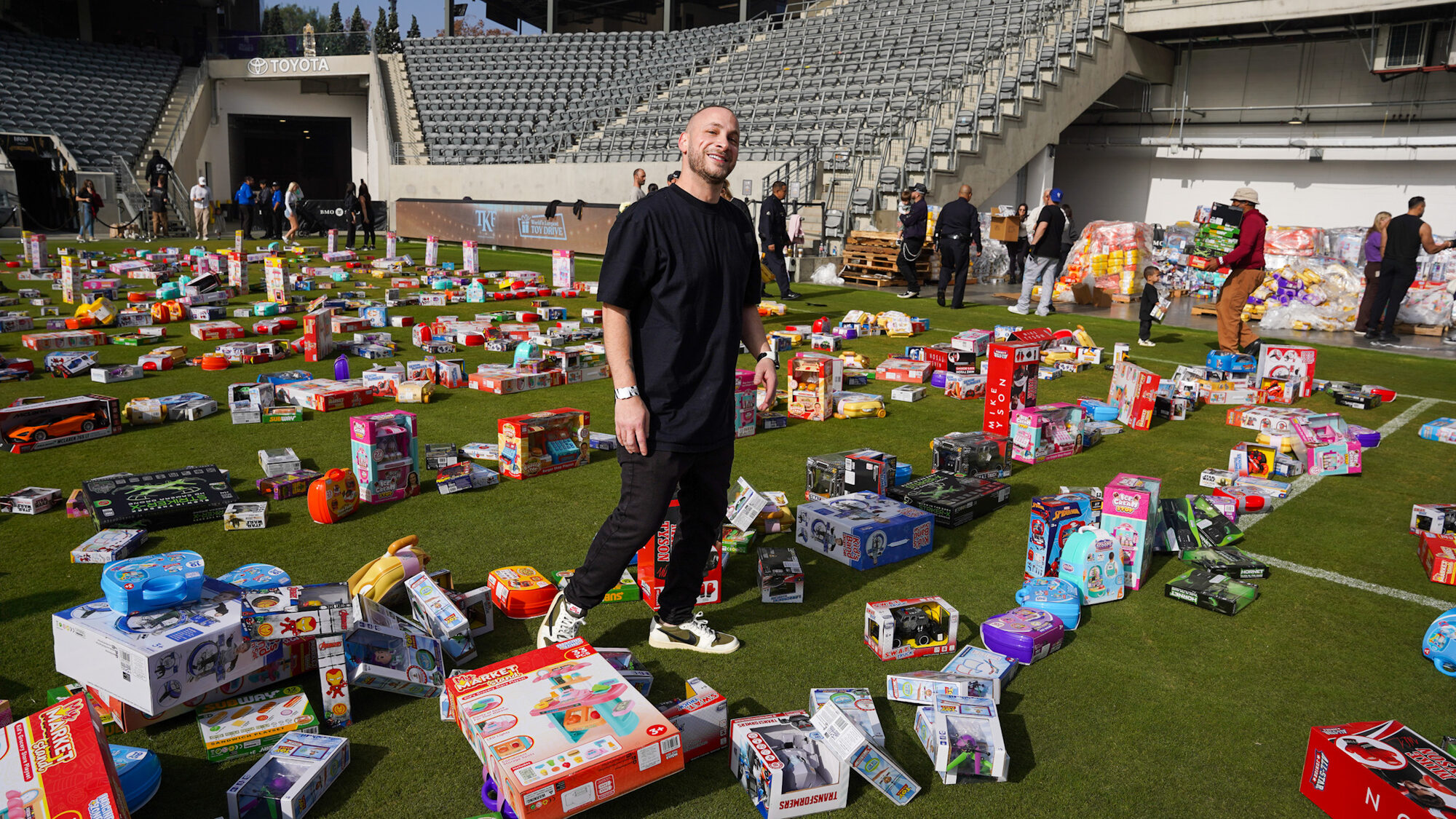 Trina's Kids event photo — Guinness World Record Toy Drive 2025