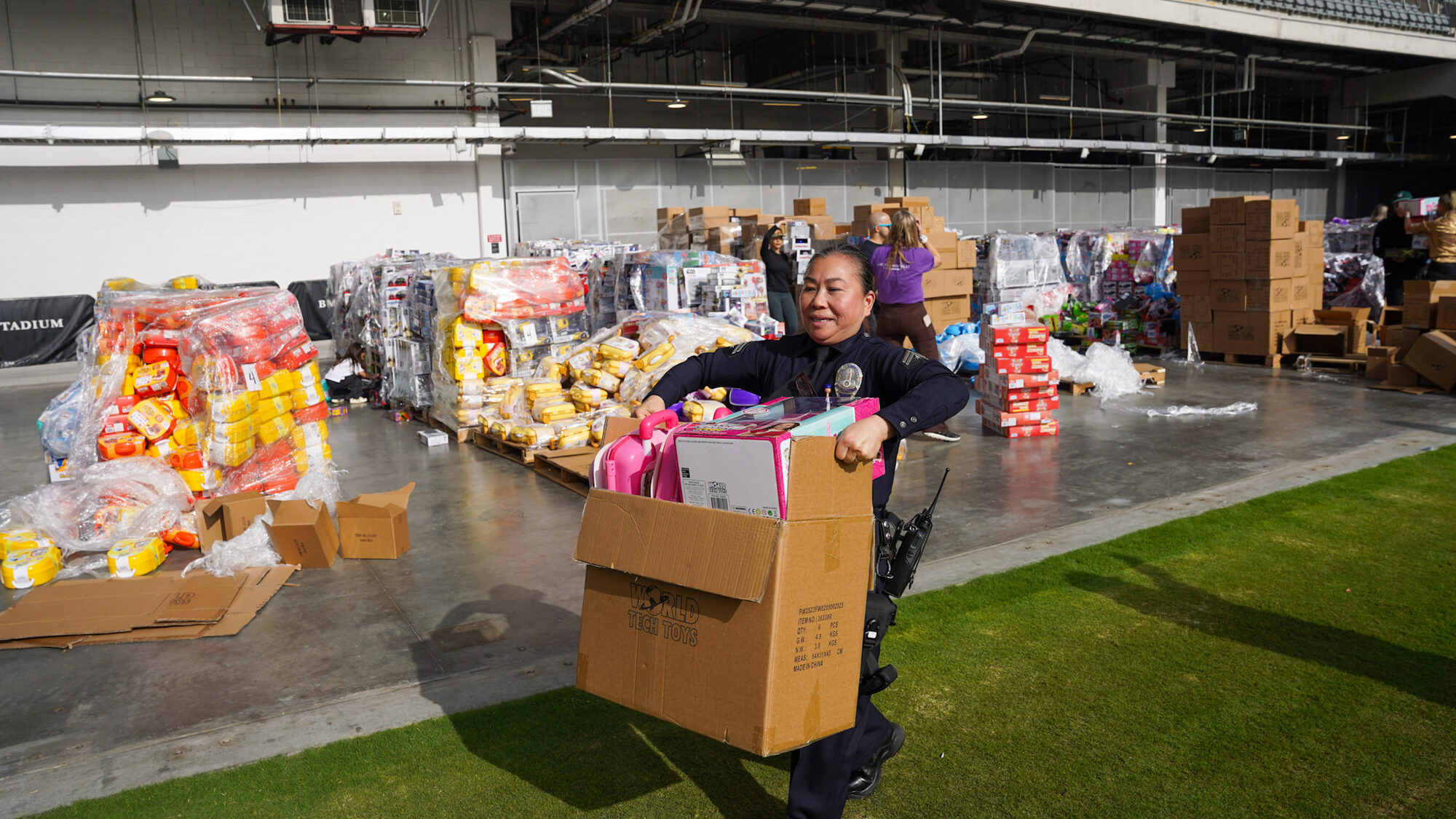Trina's Kids event photo — Guinness World Record Toy Drive 2025