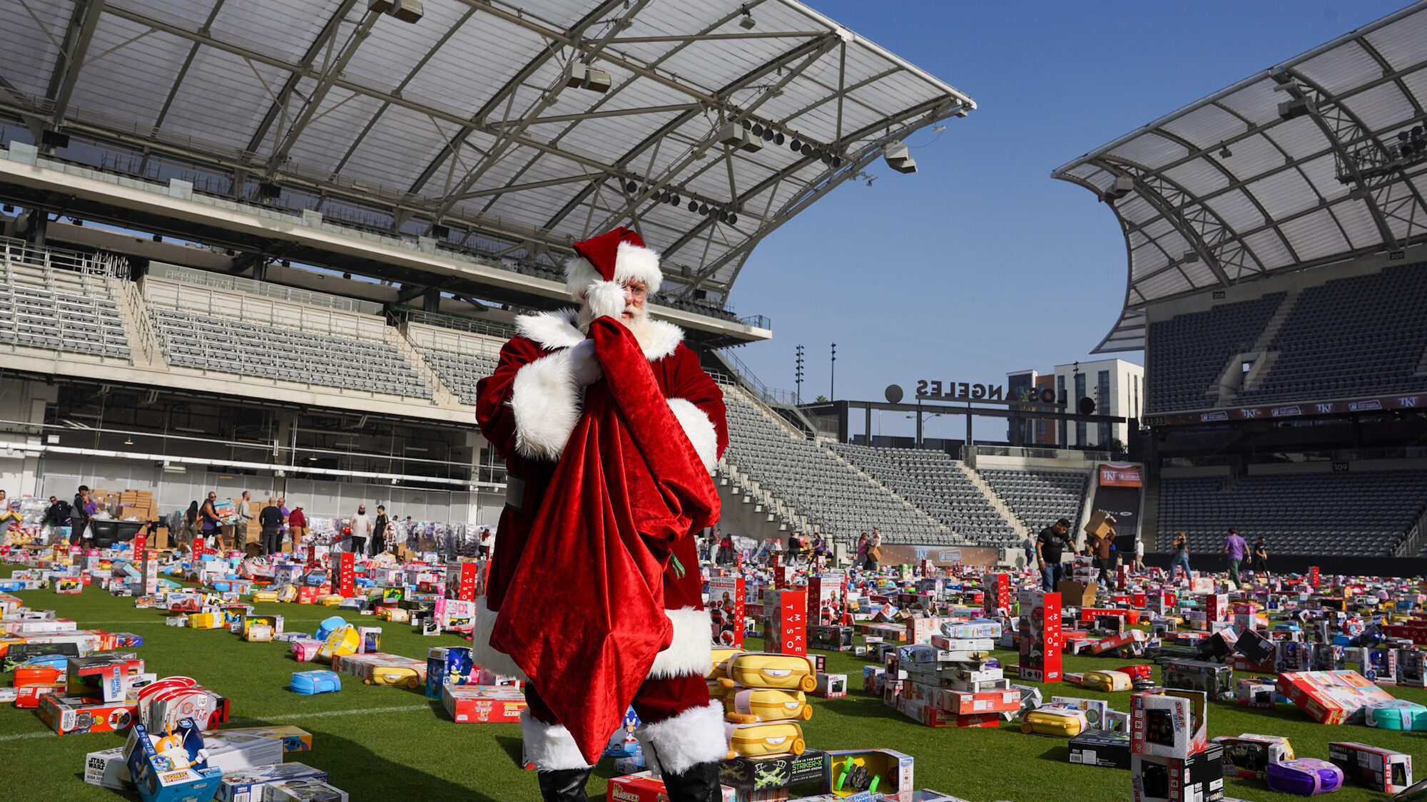 Trina's Kids event photo — Guinness World Record Toy Drive 2025