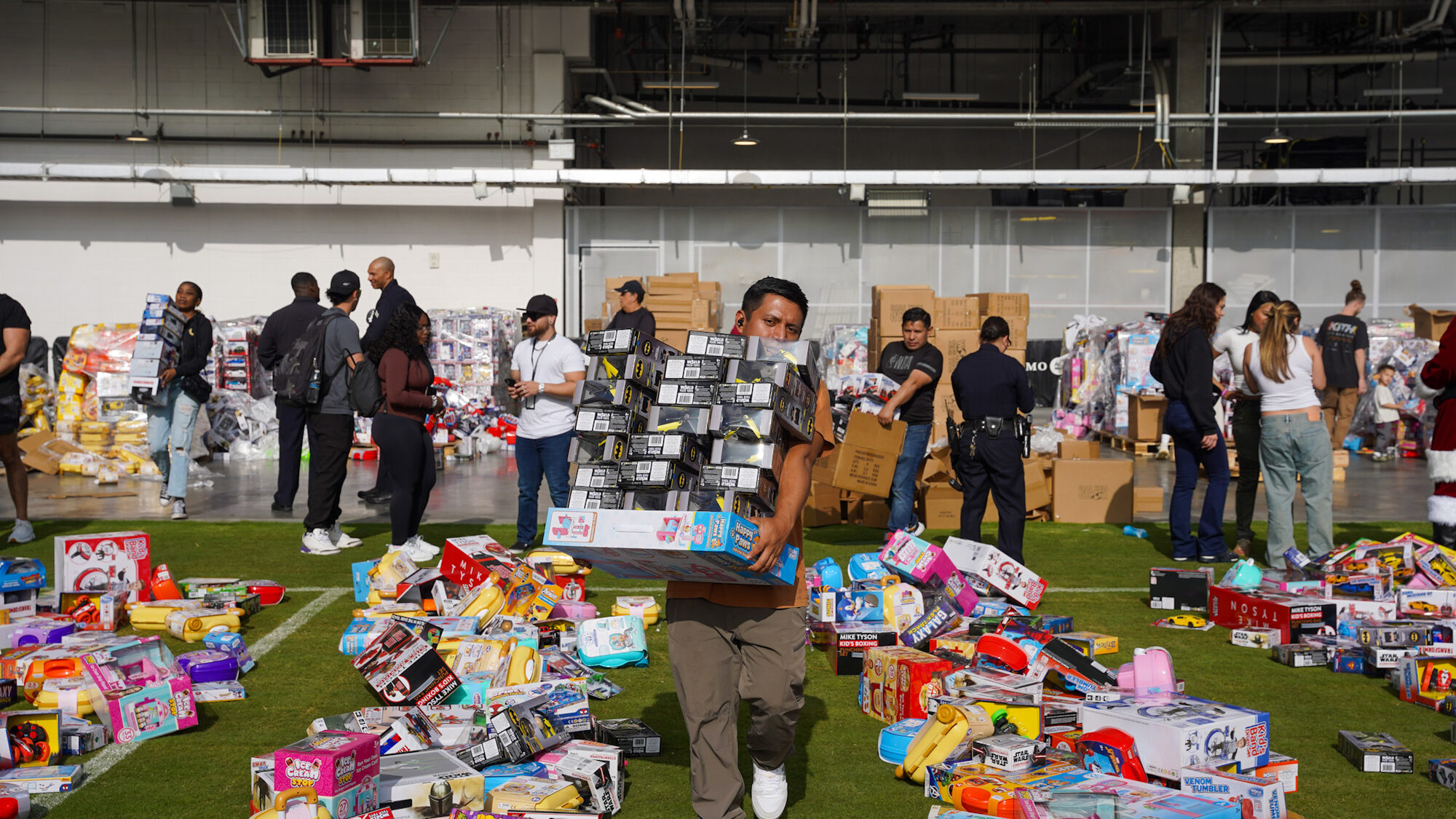 Trina's Kids event photo — Guinness World Record Toy Drive 2025