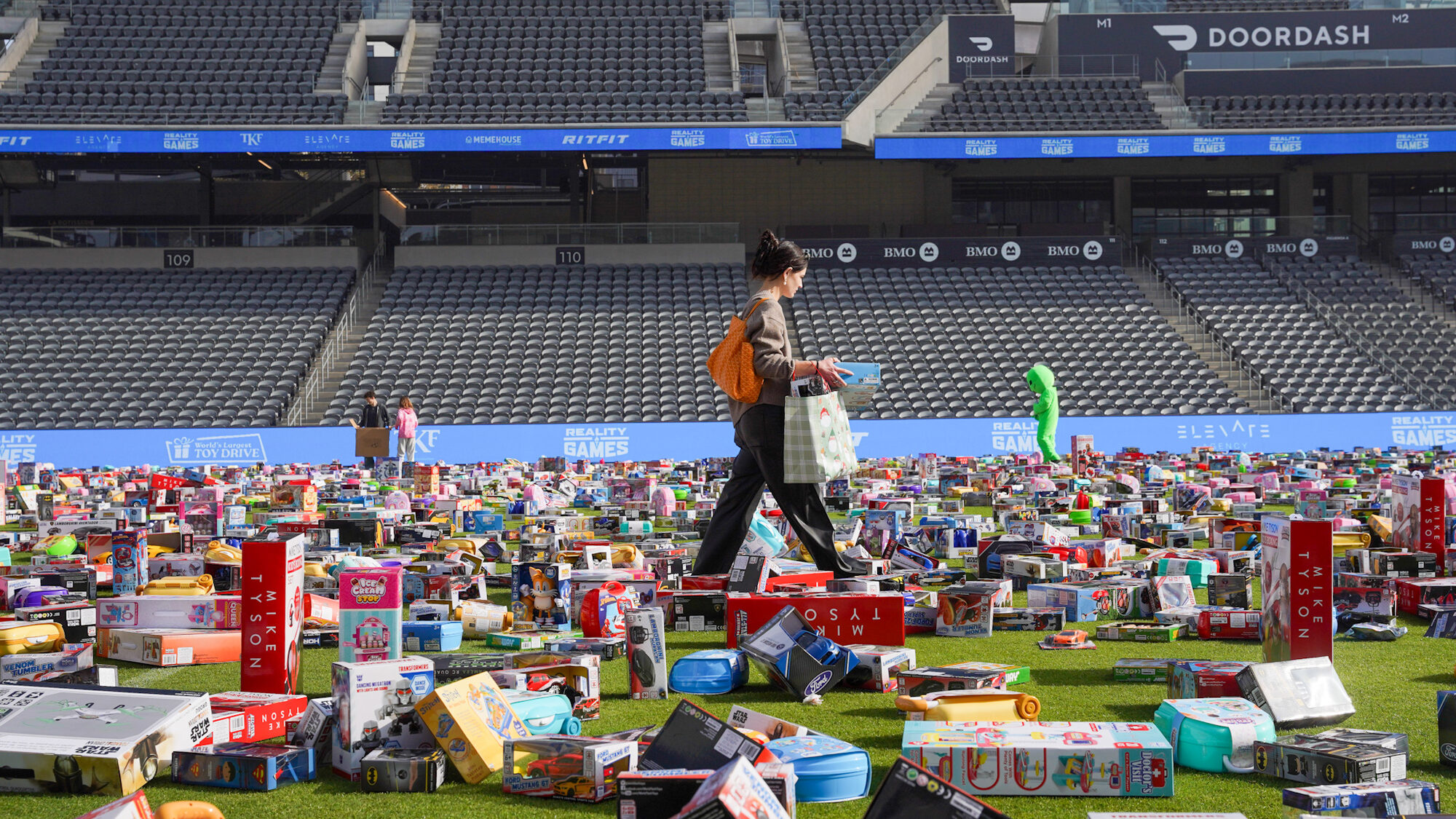Trina's Kids event photo — Guinness World Record Toy Drive 2025