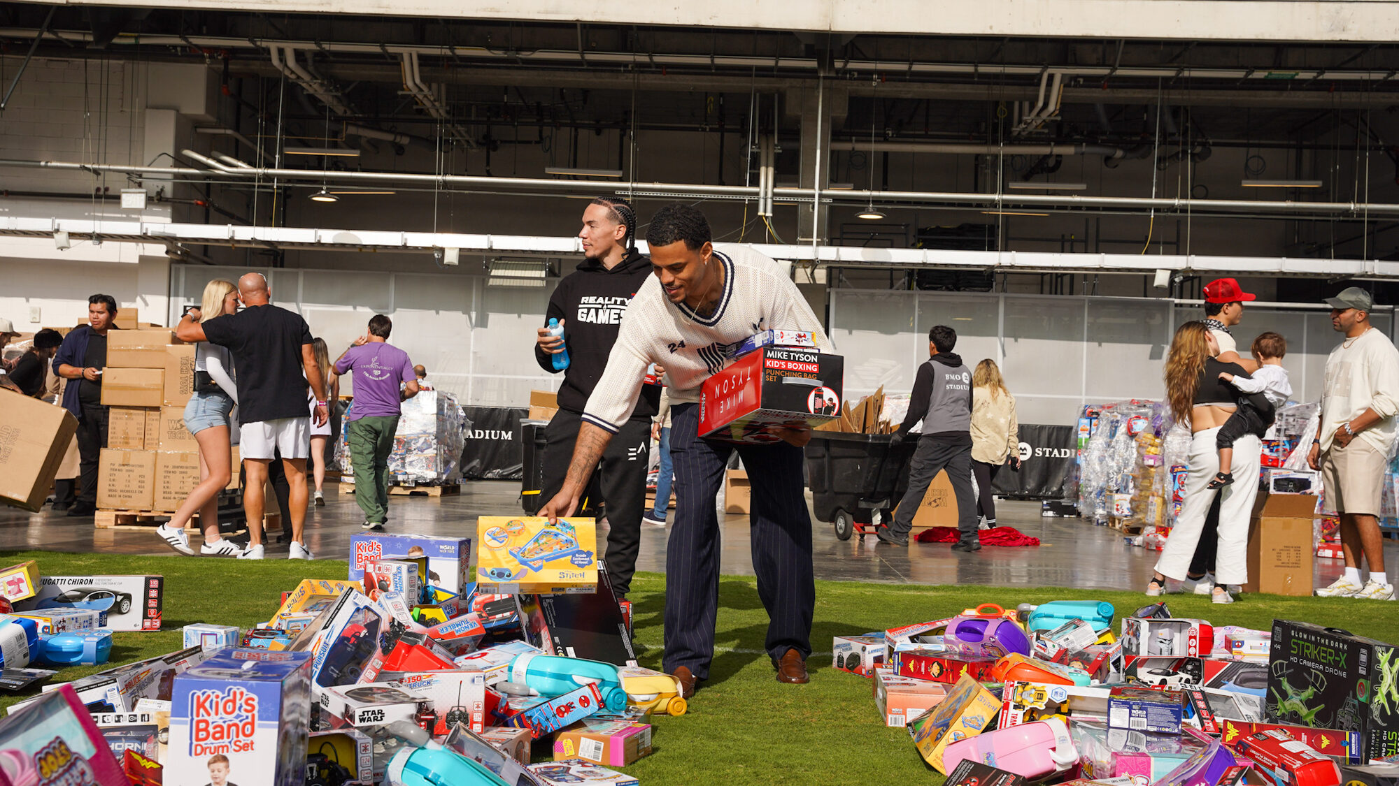 Trina's Kids event photo — Guinness World Record Toy Drive 2025