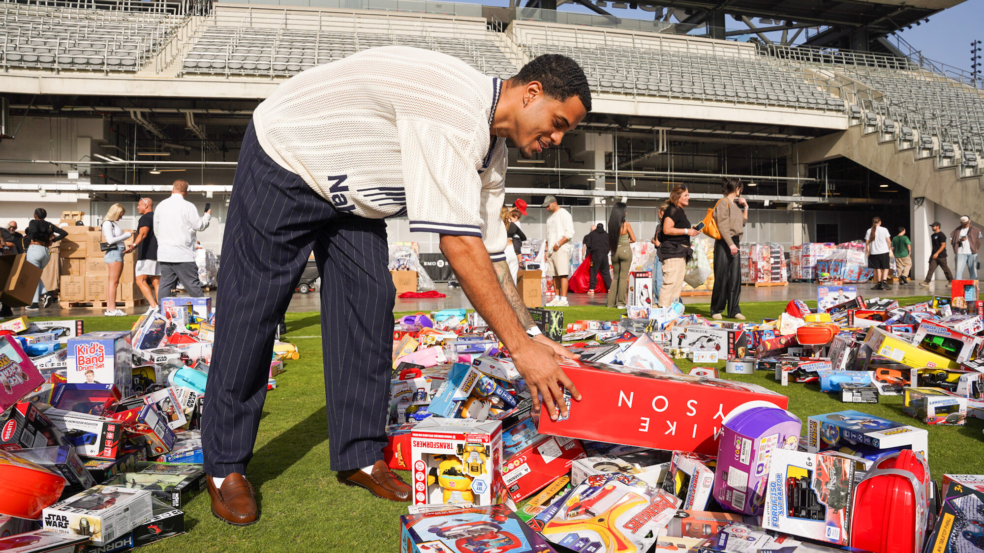Trina's Kids event photo — Guinness World Record Toy Drive 2025