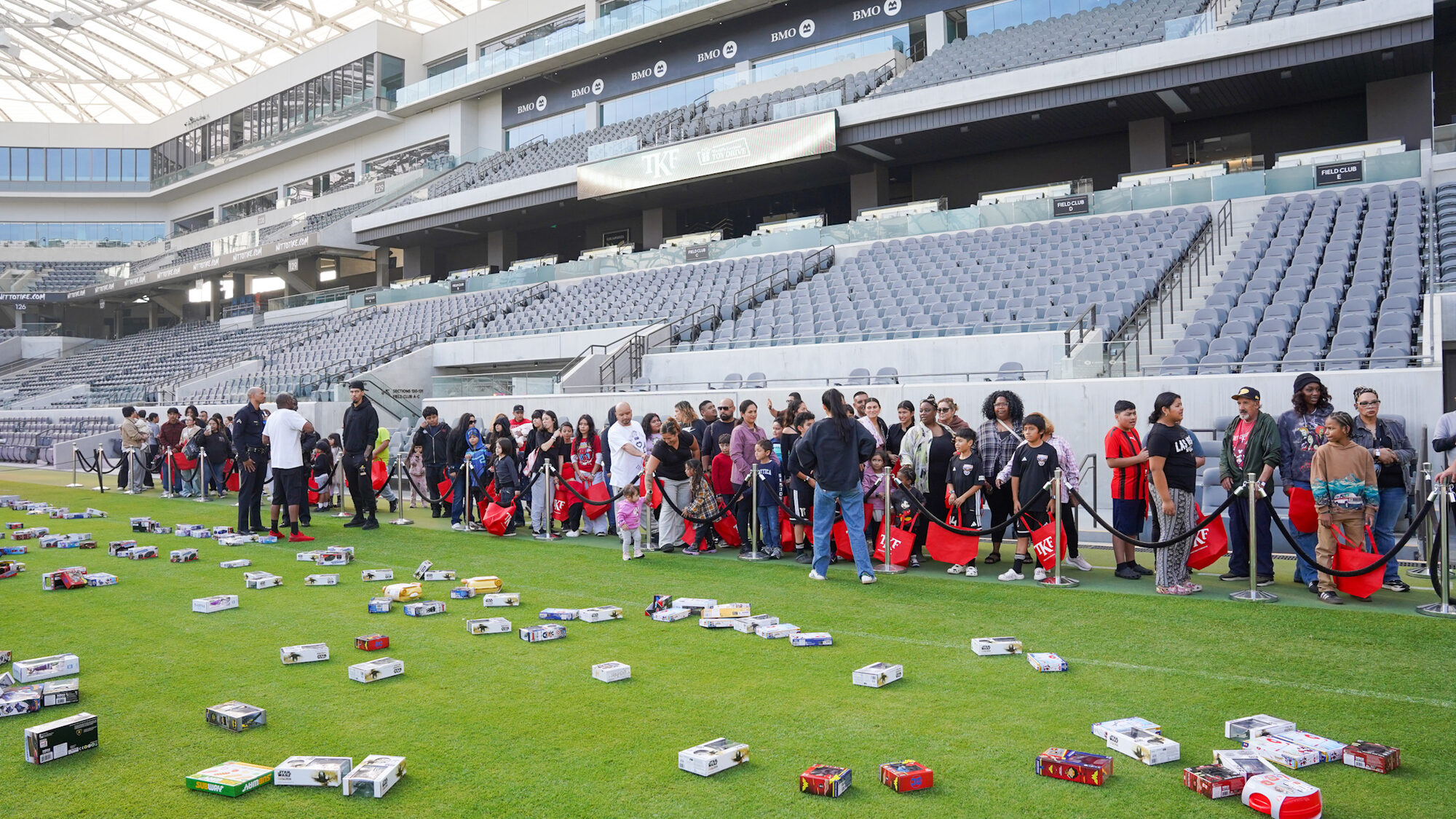 Trina's Kids event photo — Guinness World Record Toy Drive 2025