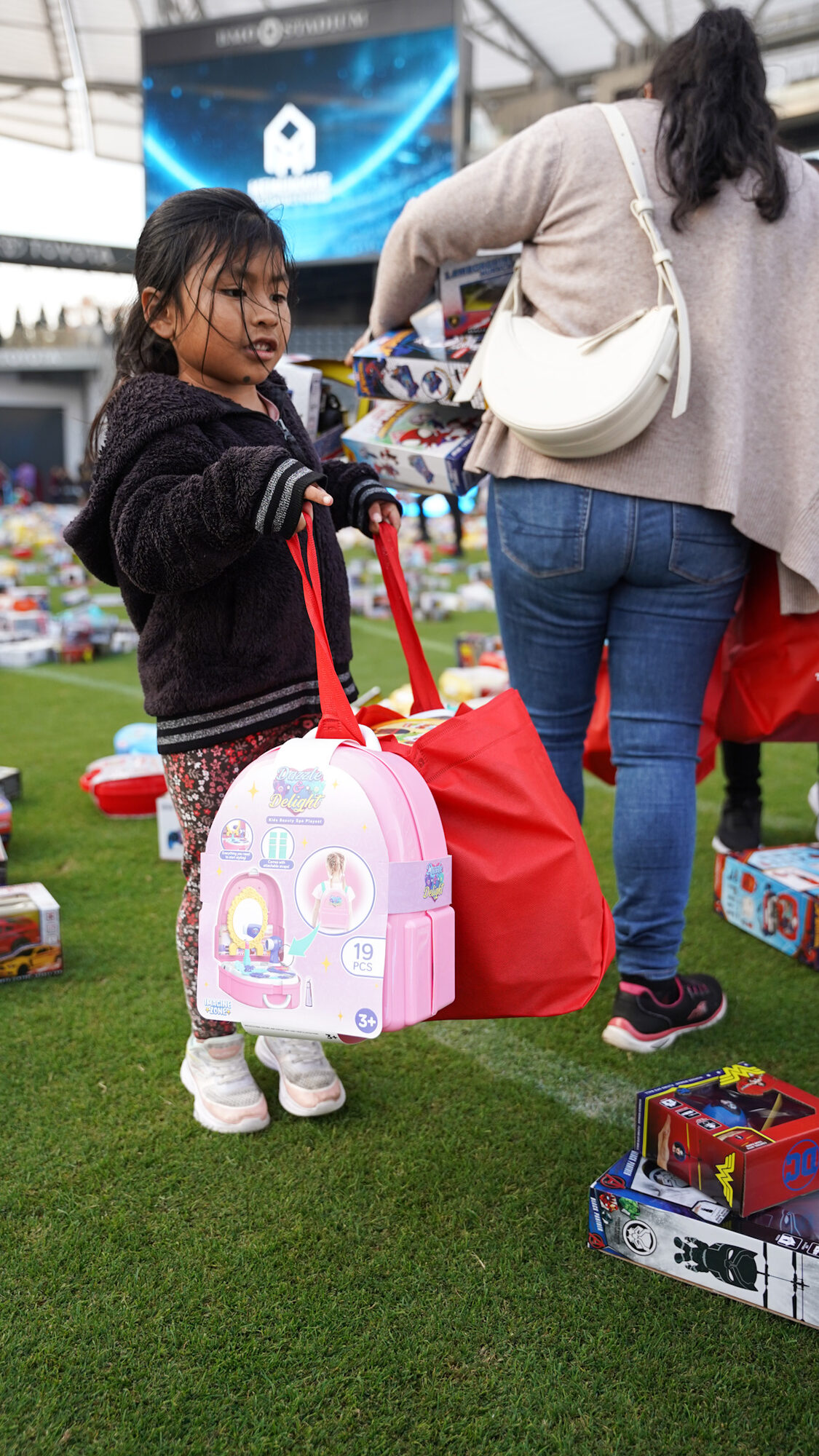 Trina's Kids event photo — Guinness World Record Toy Drive 2025