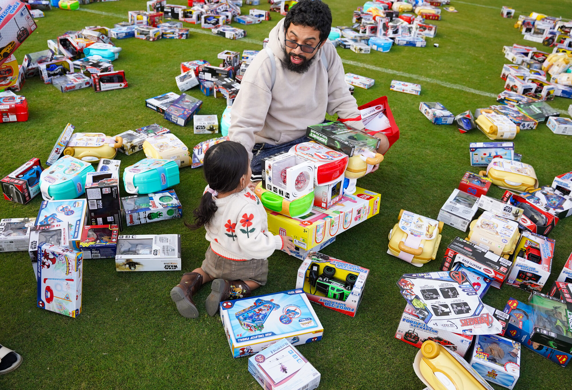 Trina's Kids event photo — Guinness World Record Toy Drive 2025