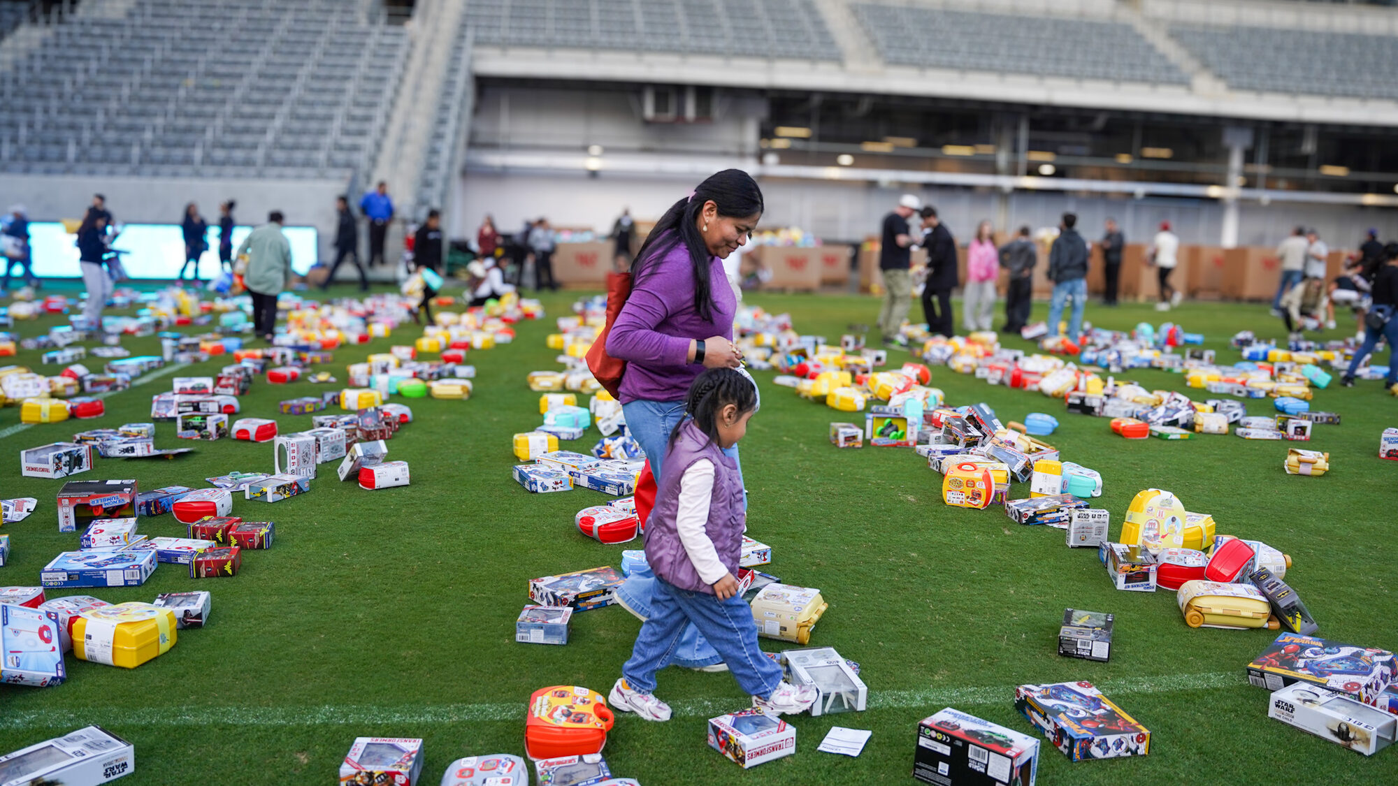 Trina's Kids event photo — Guinness World Record Toy Drive 2025
