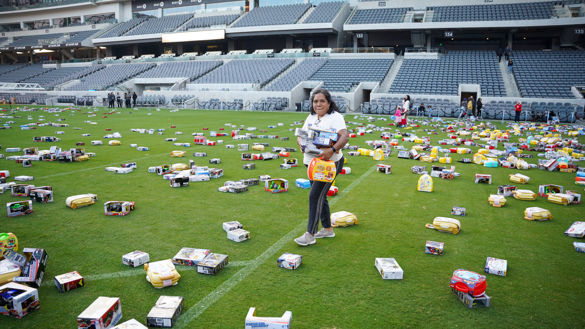 Trina's Kids event photo — Guinness World Record Toy Drive 2025