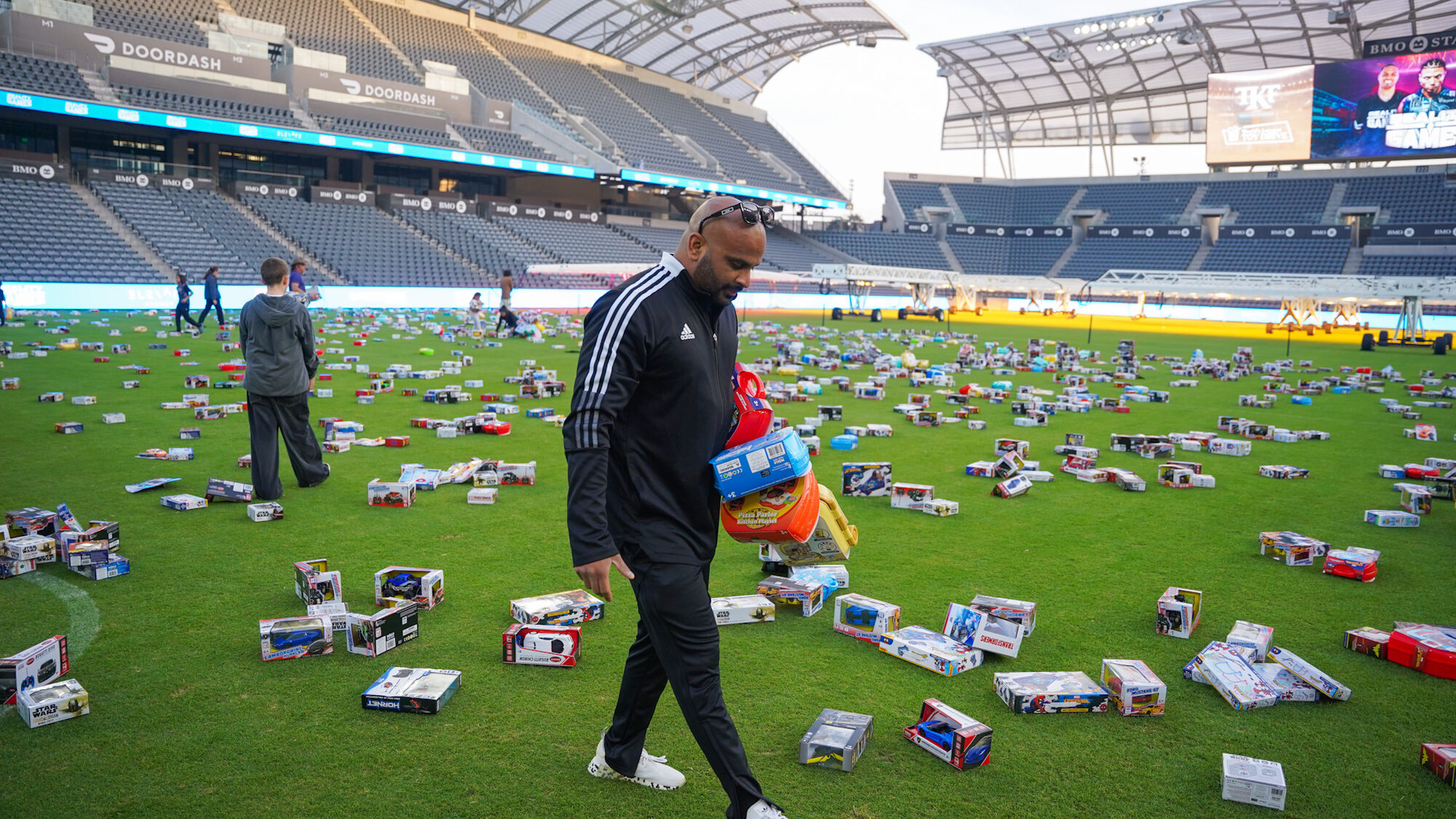 Trina's Kids event photo — Guinness World Record Toy Drive 2025