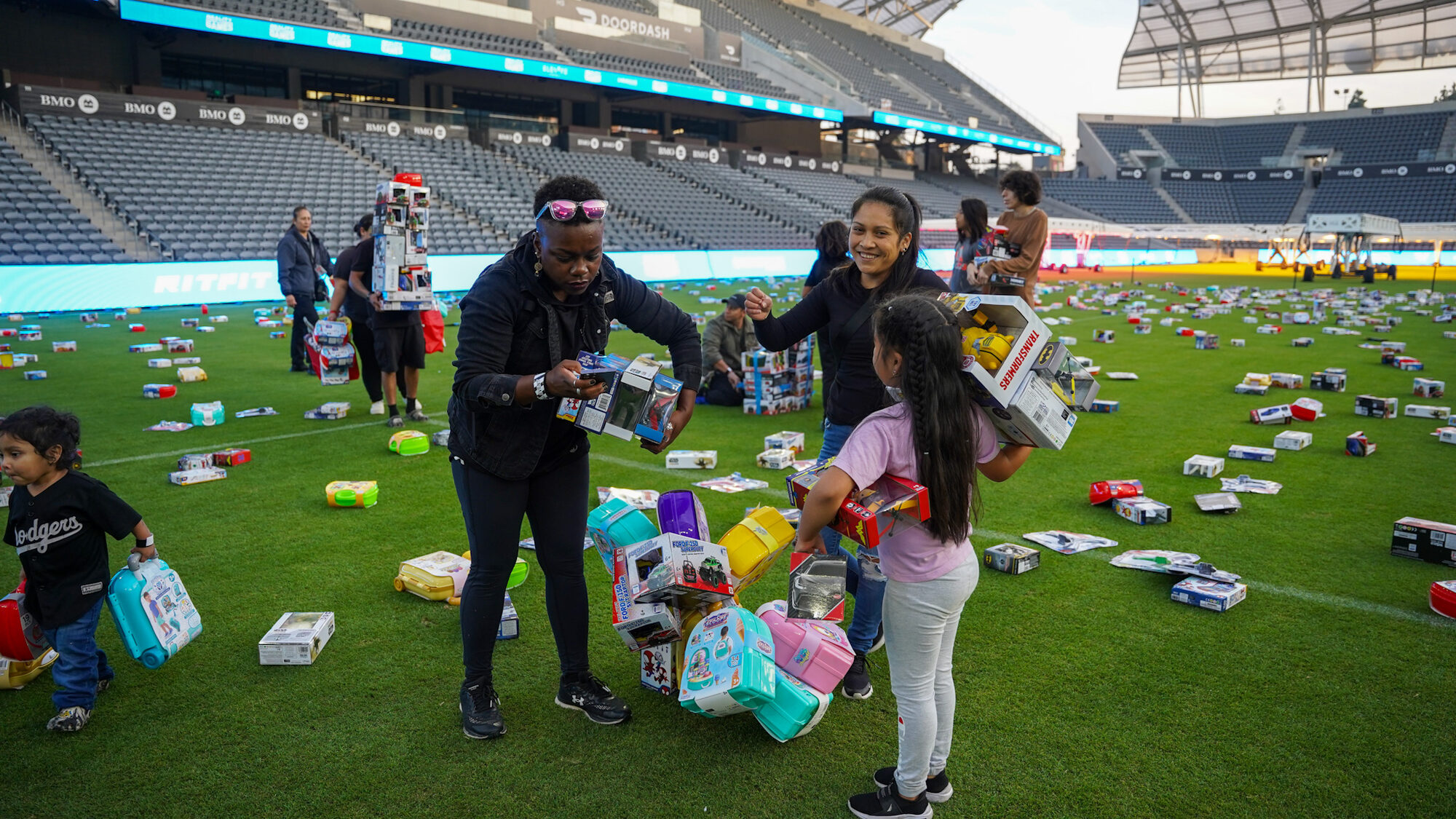 Trina's Kids event photo — Guinness World Record Toy Drive 2025