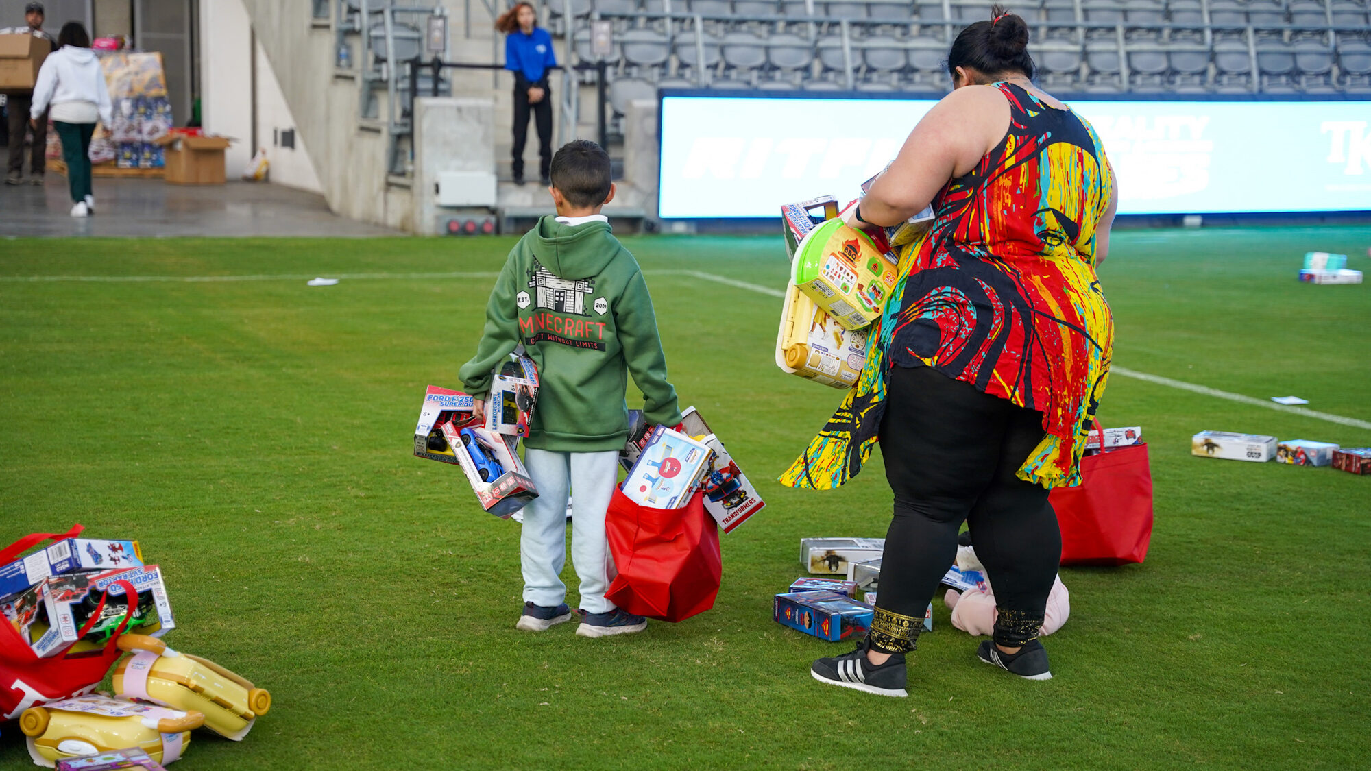 Trina's Kids event photo — Guinness World Record Toy Drive 2025